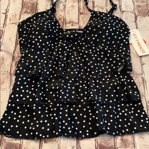 New Black swimsuit tankini top size medium…